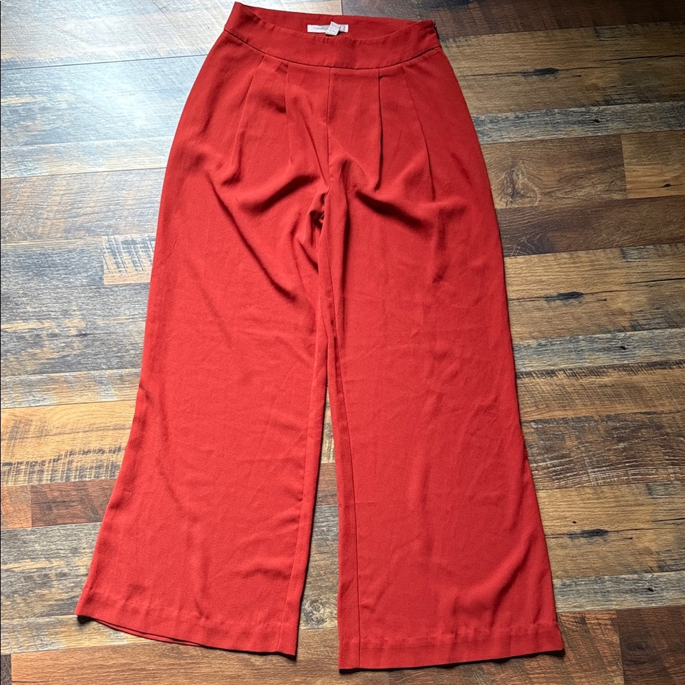 Forever 21 Scarlet Wide-Leg Trousers